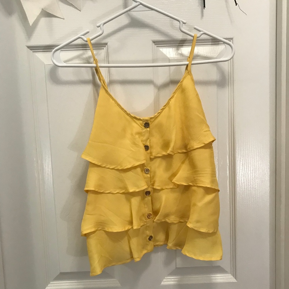 Yellow Crop Top!